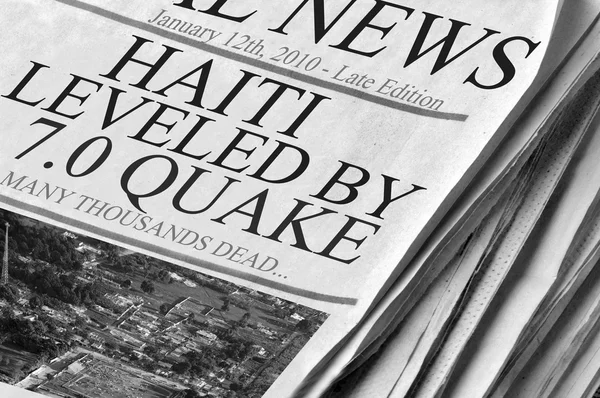 Earthquake in Haiti — Stock Photo, Image