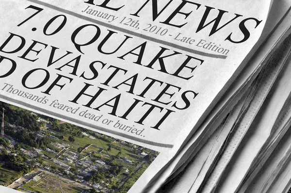 Earthquake in Haiti — Stock Photo, Image