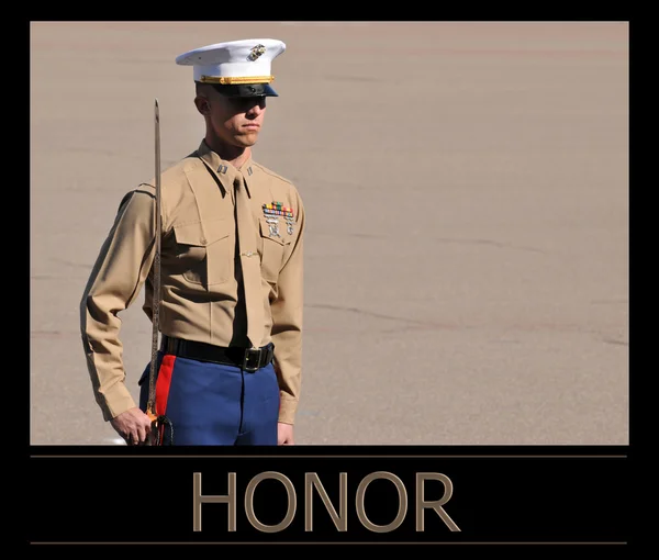 USMC - HONOR — Stock Photo, Image