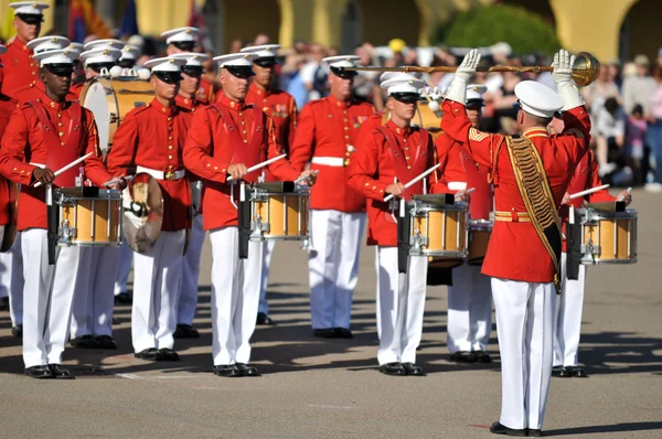 Leden van het united states marine corps — Stockfoto