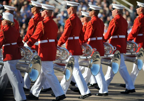 Miembros del Cuerpo de Marines de los Estados Unidos — Foto de Stock