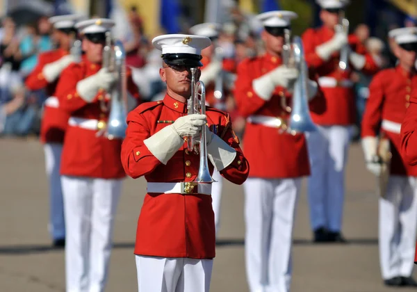 Leden van het united states marine corps — Stockfoto