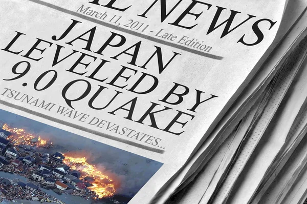 Japan Leveled by 9.0 Quake — Stock Photo, Image