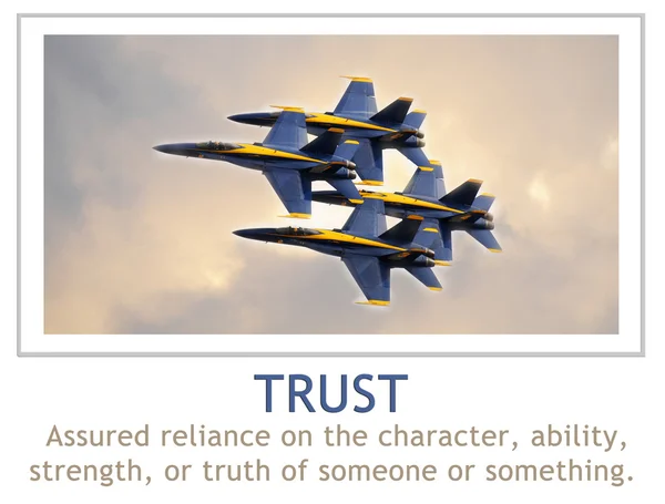 Trust Your Wingman — Stock Photo, Image