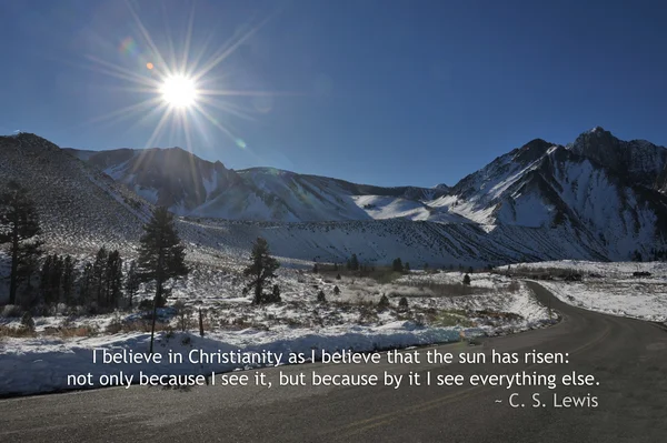 California's Eastern High Sierra Mountain Peaks — Stock Photo, Image