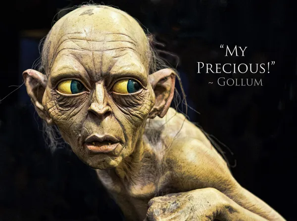 Gollum from the Lord of the rings — Stock Photo, Image