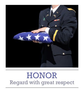 Honoring the fallen hero clipart