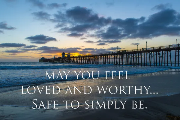 Zonsondergang op de pier van oceanside, Californië — Stockfoto