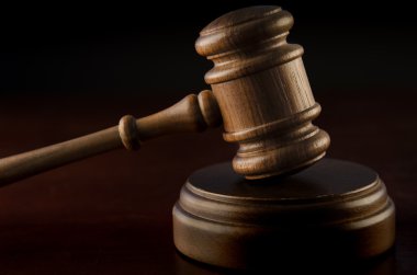 Wooden Judges Gavel clipart