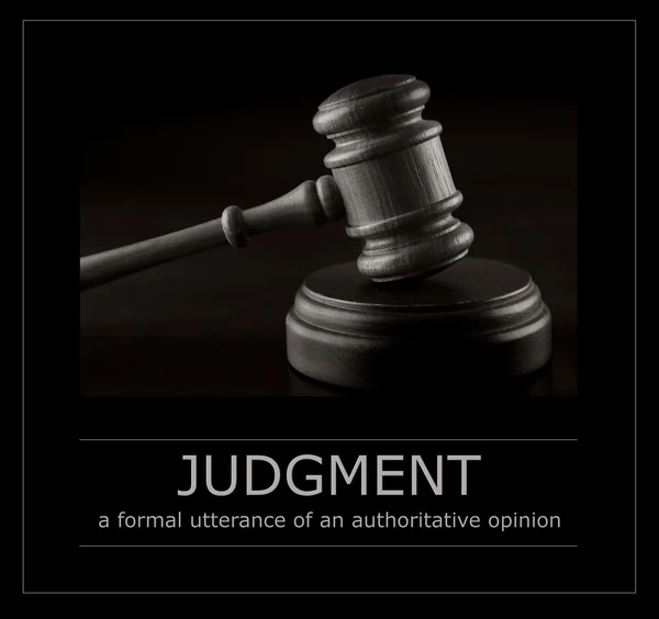 Wooden Judges Gavel — Stock Photo, Image