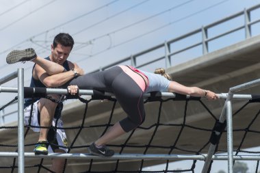 katılımcıların fitness meydan Alfa savaşçı Yarışması