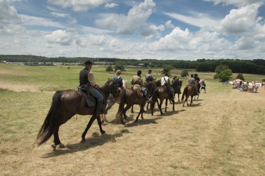reenactors, 150 Amerikan İç Savaşı yıldönümü
