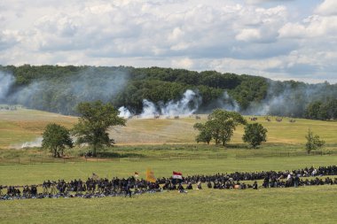 reenactors, 150 Amerikan İç Savaşı yıldönümü