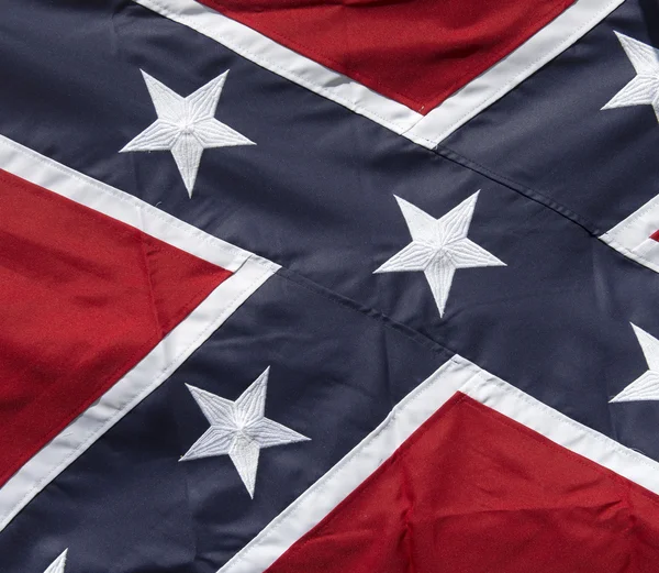 Flag of the Confederacy of American Civil War — Stock Photo, Image