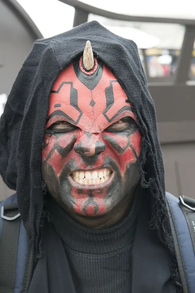 Participantes participam da convenção anual Comic-Con — Fotografia de Stock