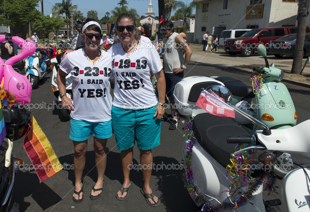 Gay pride parade in san diego