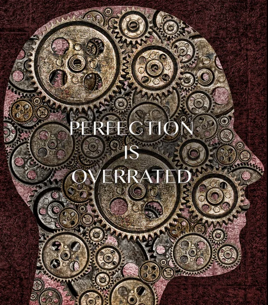 A perfeição é sobrevalorizada — Fotografia de Stock