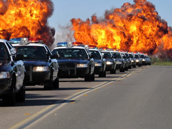 Police cars — Stock Photo, Image