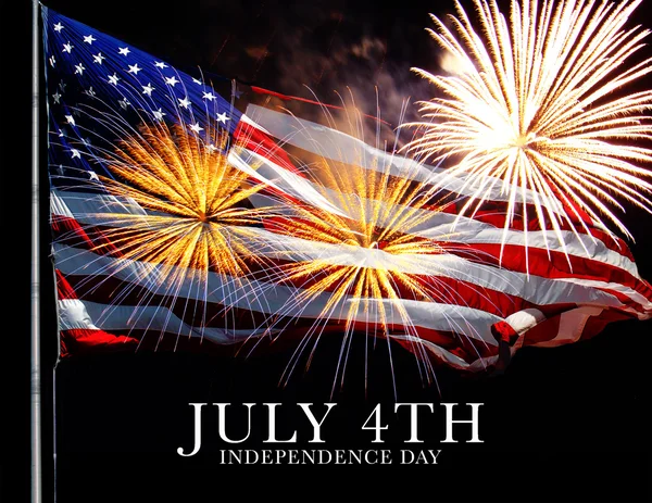 Boldog július 4. függetlenség napja Stock Kép