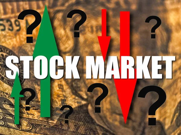 Niepewność Wall Street Zmienność Inwestowaniu Jak Rynku Gyrates Górę Dół Obrazy Stockowe bez tantiem
