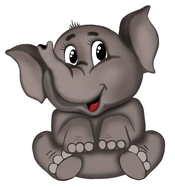 코끼리 캐릭터 귀여운 코끼리 그래픽 디자인 알파벳에 코끼리 캐릭터 포스터 로열티 프리 스톡 사진