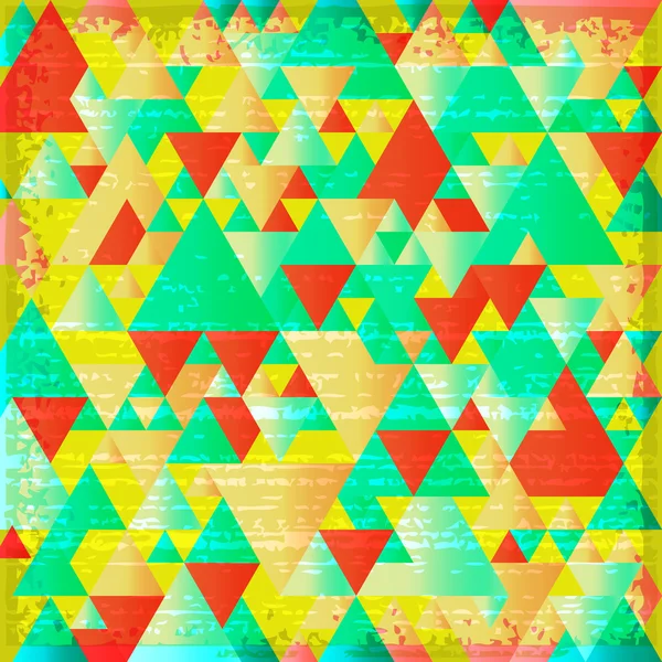 Fondo grunge con patrón triangular. Eps10 — Vector de stock