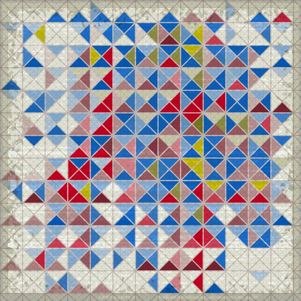 Grunge abstrait fond géométrique avec des triangles. Eps10 — Image vectorielle