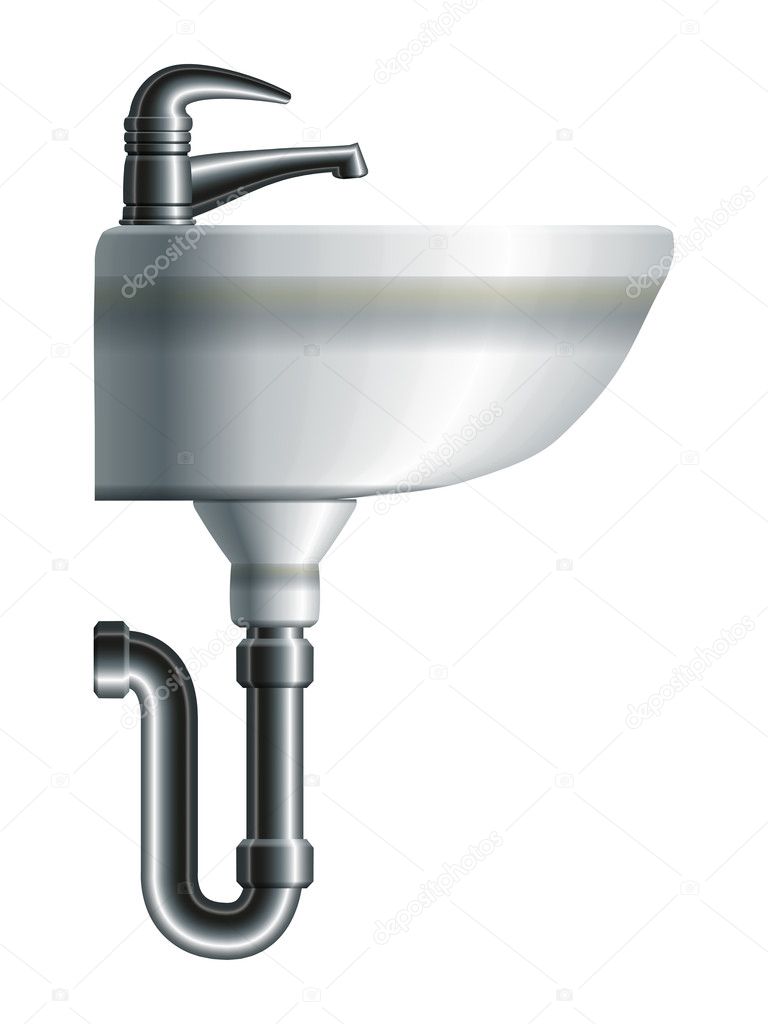 fregadero con grifo lateral