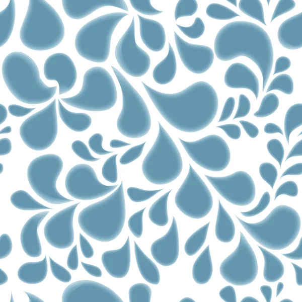 Бесшовный мягкий светло-синий абстрактный фон с капельками воды. Eps10 — стоковый вектор