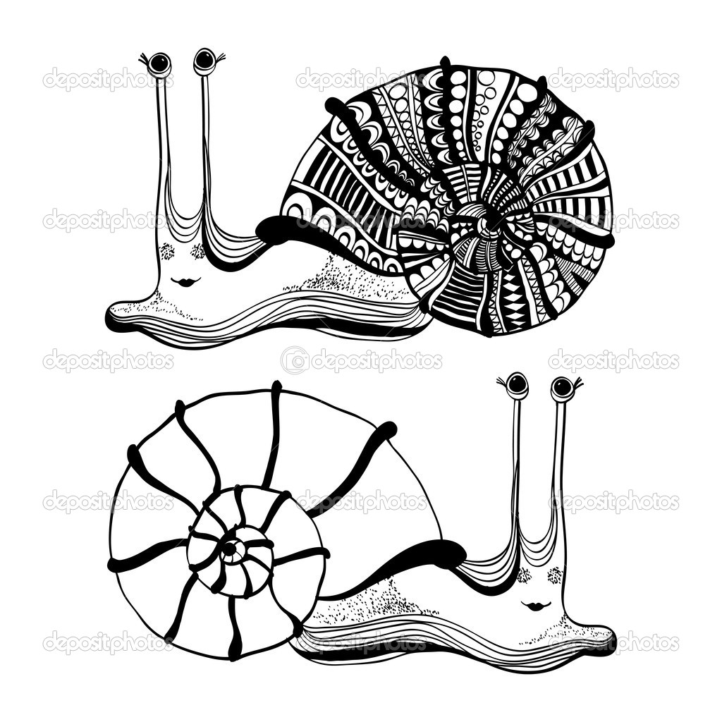 Cartoon drawing of cute smiling snail Stock Vector Image by ©tairen10 #22410941 Cartoon drawing of cute smiling snail Stock Vector Image by ©tairen10 #22410941