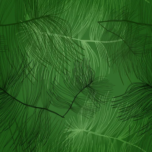 Modèle sans couture avec des branches de pin — Image vectorielle