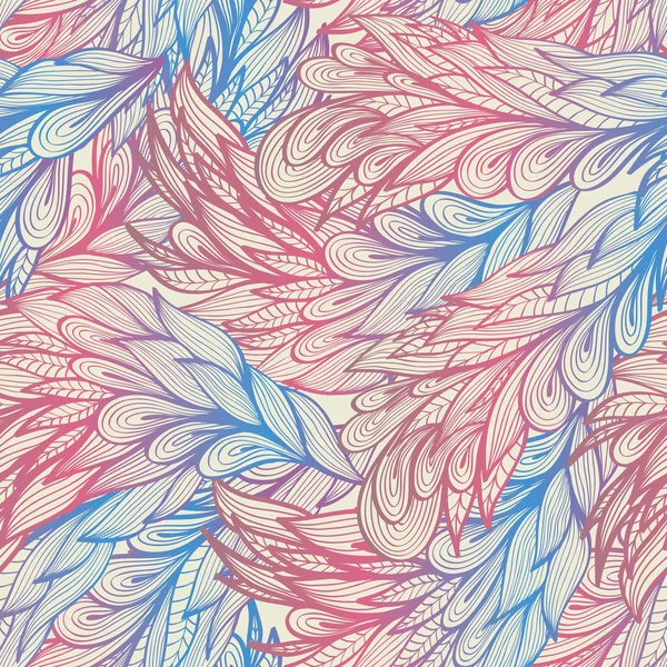 Motif pastel sans couture avec plumes d'ange — Image vectorielle