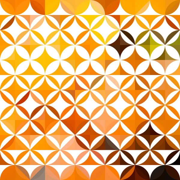 Färgglada trekantiga orange mönster — Stock vektor