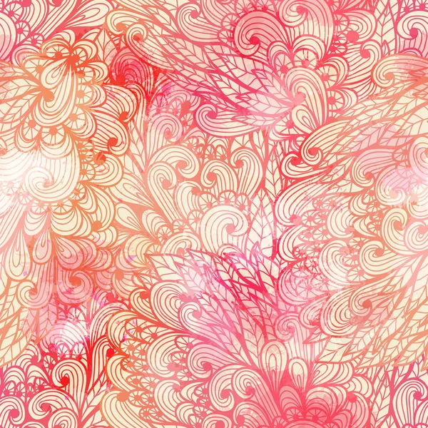 Бесшовный цветочный гранж-бежевый градиент — стоковый вектор