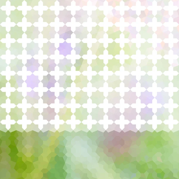 Gröna och lavendel pastell defocused bakgrund — Stock vektor