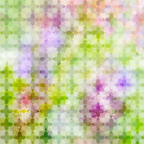 Vert et lavande pastel fond déconcentré — Image vectorielle