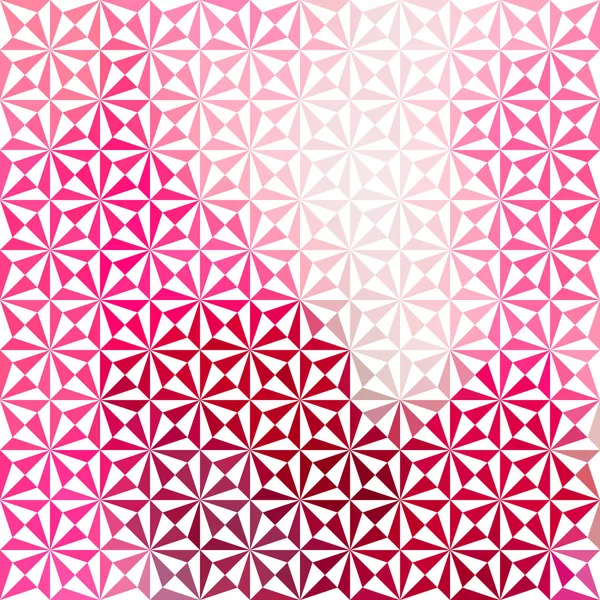 Fundo desfocado rosa com ornamento triangular geométrico — Vetor de Stock