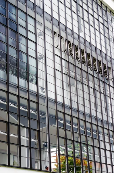 Fachada acristalada de la Bauhaus — Foto de Stock