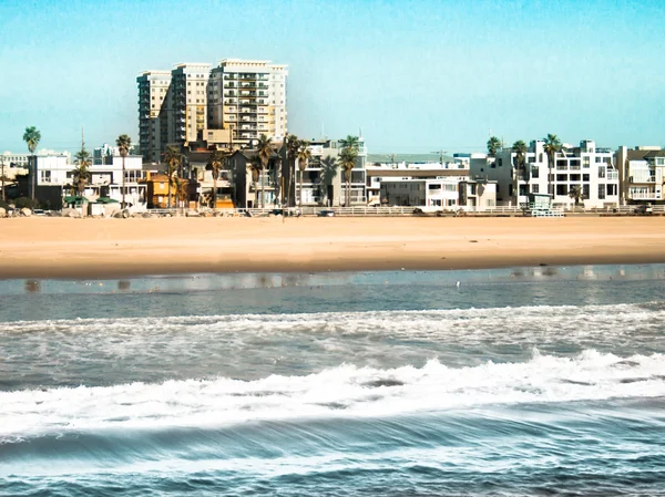 Venice Beach Skyline — Stockfoto