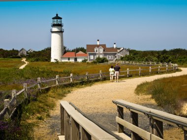 truro, ma, deniz feneri Çift