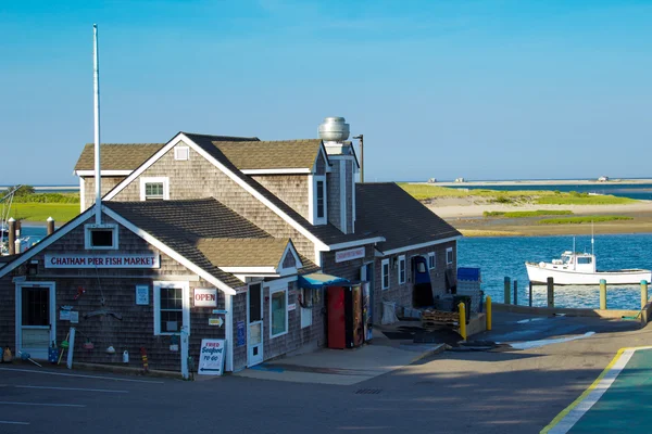 Chatham Pier Fischmarkt — Stockfoto