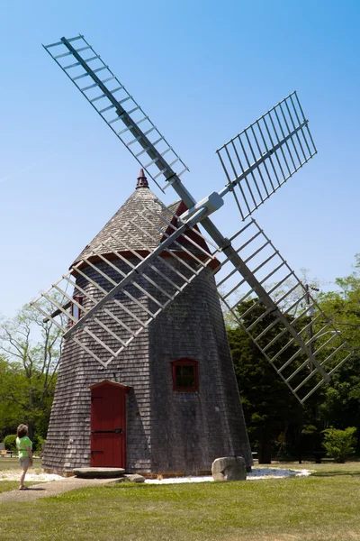 Moinho de vento Eastham em Cape Cod — Fotografia de Stock