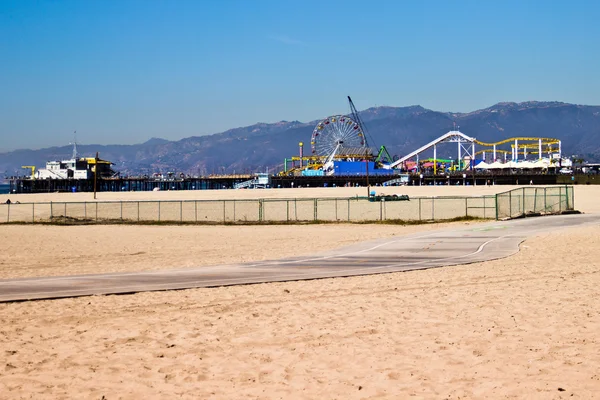 Τα pier Santa monica, ca — Φωτογραφία Αρχείου