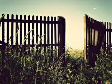 open fence clipart