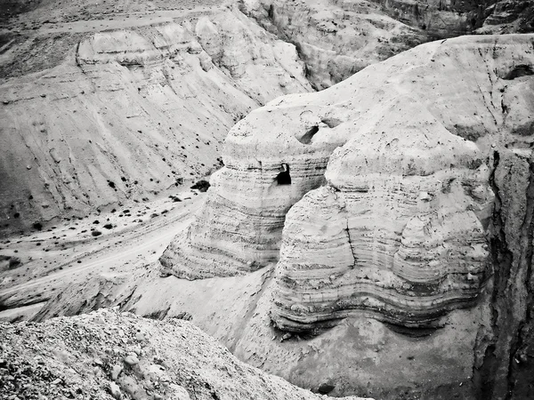 Qumran caves — Stock Photo, Image