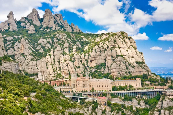 Montserrat klostret, Katalonien, Spanien. — Stockfoto