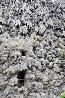 Sarkıt bir duvara wallenstein Bahçe, Prag - Çek Cumhuriyeti