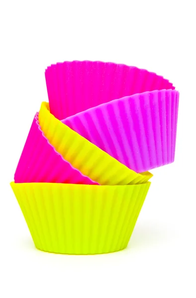Silicone baking cups — Stock Photo, Image