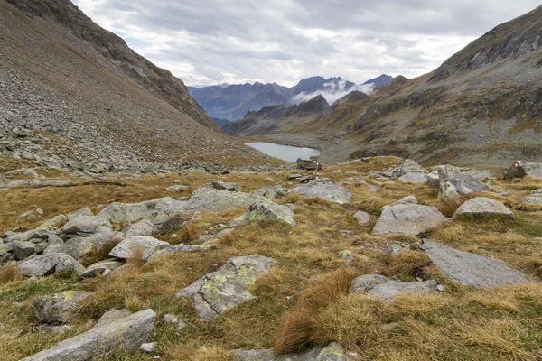 Bergsklättring i norr italienska Alperna, Europa — Stockfoto