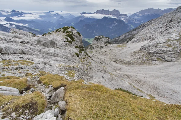 Hösten vandring i de österrikiska Alperna, Europa — Stockfoto